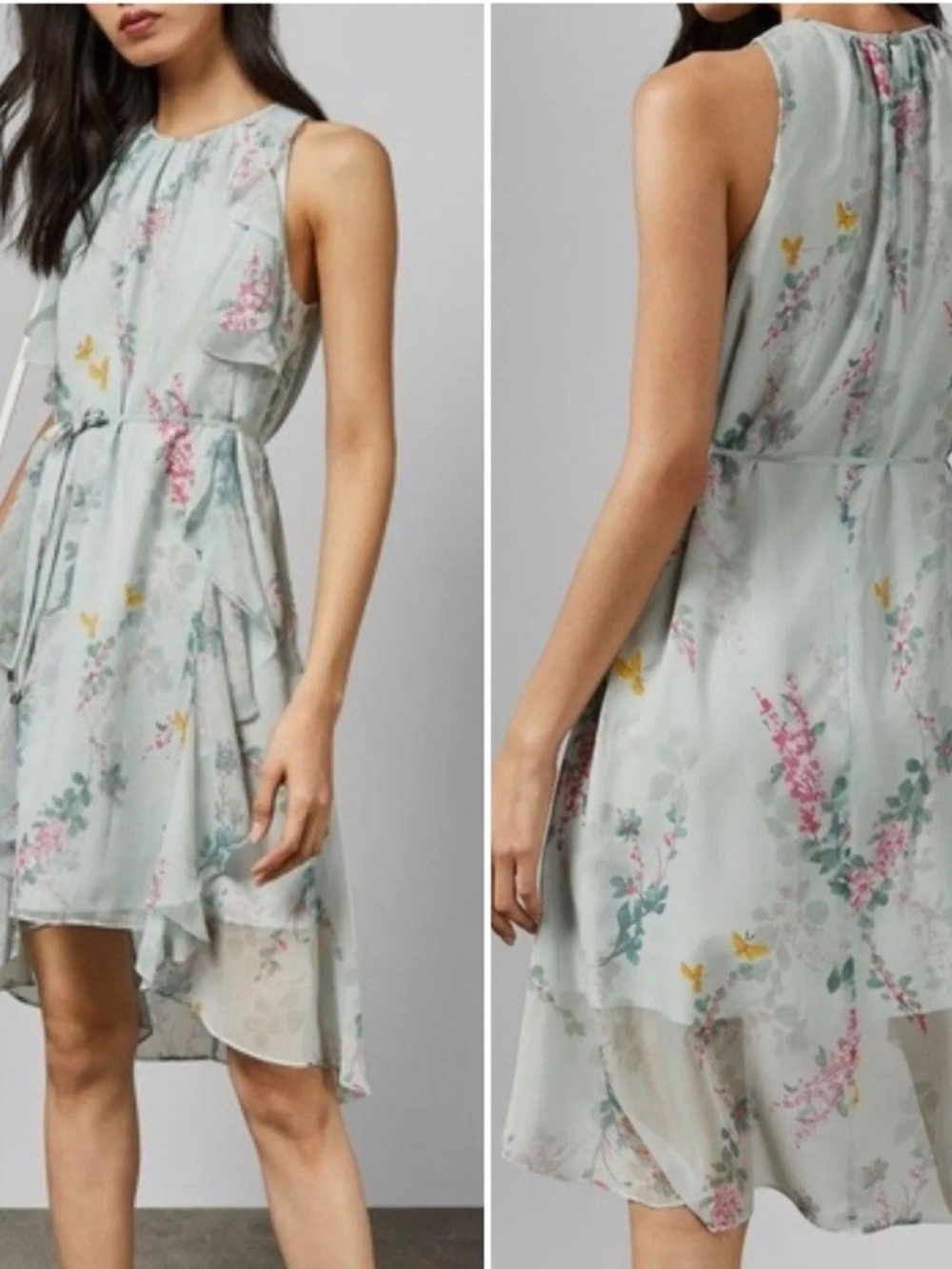 Ted Baker Pariz Sorbet Floral High Low Dress